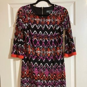 Colorful shift dress